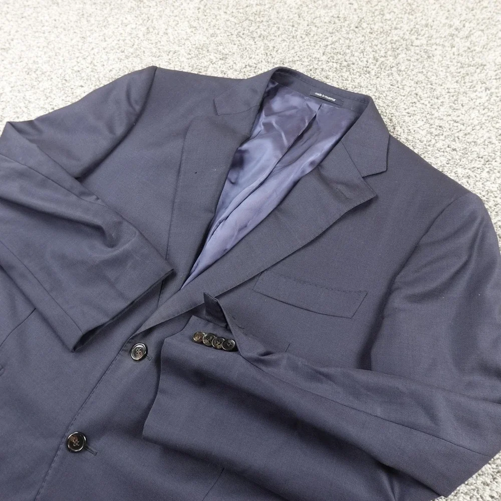 Suitsupply Napoli‎ Blazer Mens 46S Blue Surgeon Cuff Wool Sport Coat Suit Jacket